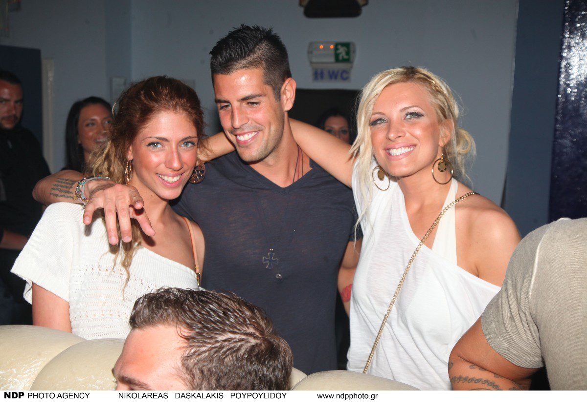 Η Μαριλού Κόζαρη με την Κατερίνα Καινούργιου σε έξοδό τους