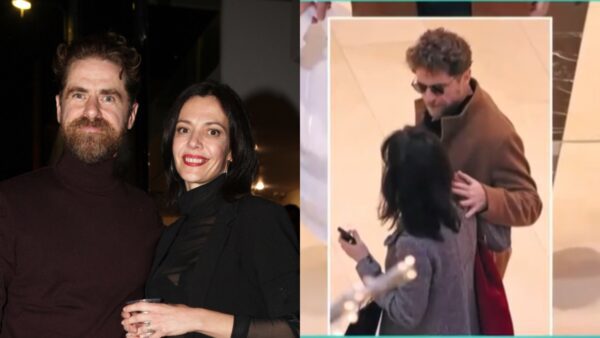 Η Μαριλίτα Λαμπροπούλου και ο Δημήτρης Λάλος σε έξοδό τους (κολάζ)