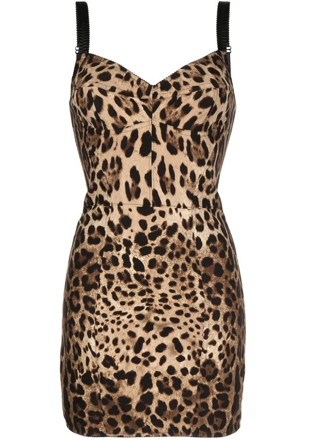 Λεοπάρ φόρεμα μίνι