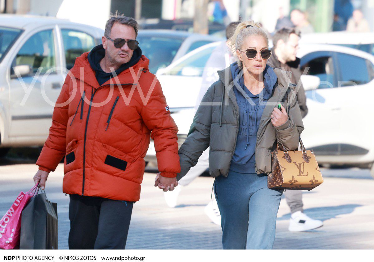 Ο Απόστολος Λύτρας χέρι χέρι με την σύντροφό του