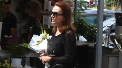 Η Μαίρη Βιδάλη σε έξοδό της