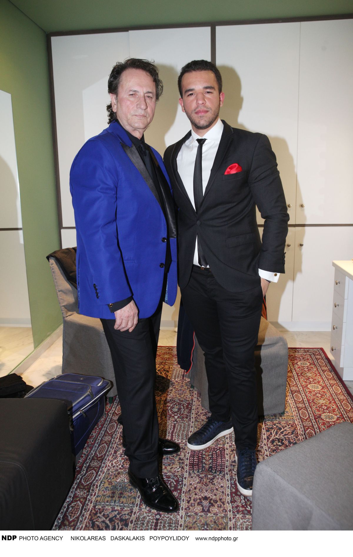 Ο Μάκης Χριστοδουλόπουλος και ο εγγονός του