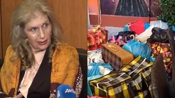 Η Μαρίνα Νικολαΐδου και τα πράγματά της στο Σπίτι του Ηθοποιού