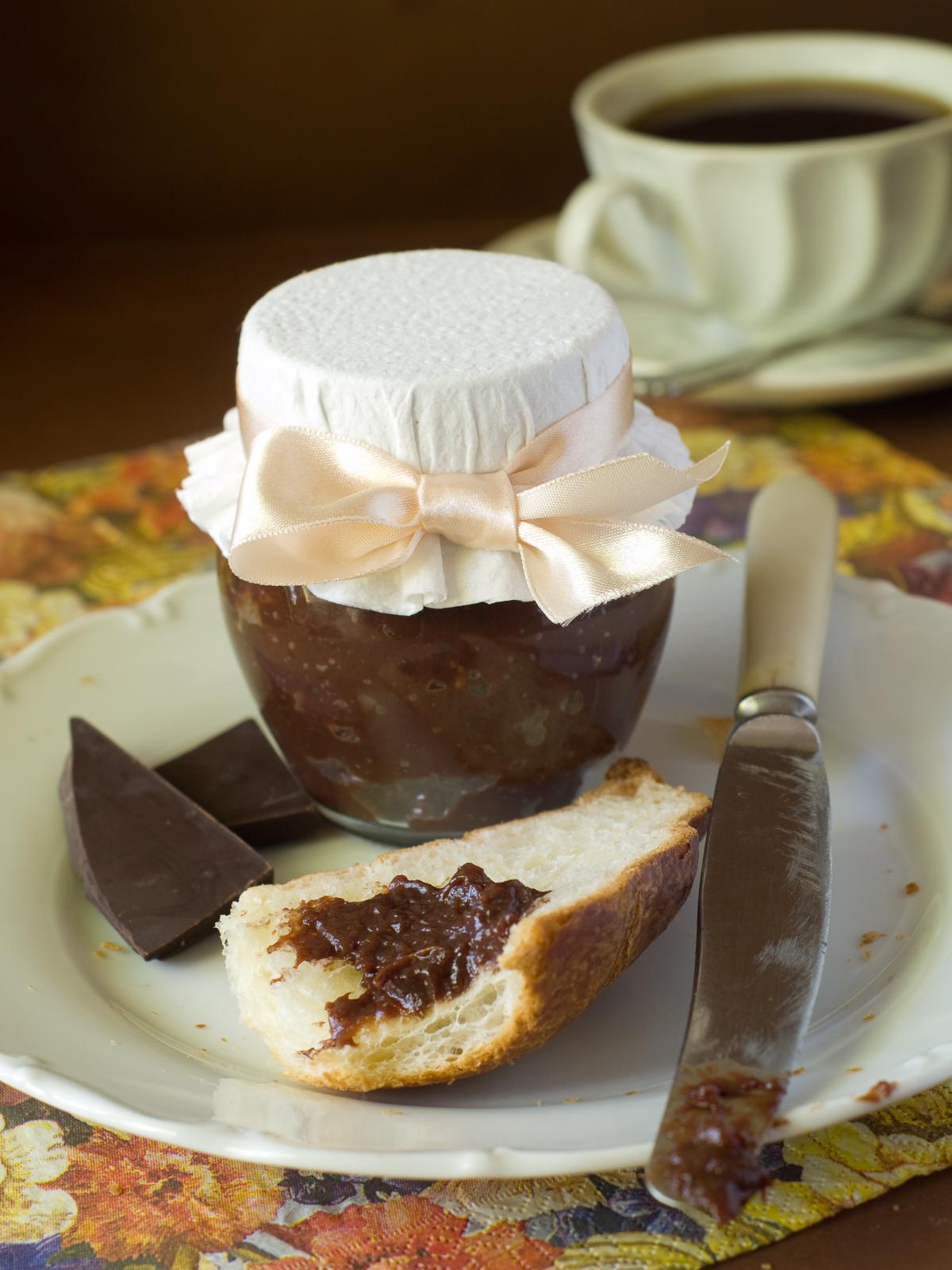 Μαρμελάδα μπανάνα και σοκολάτα