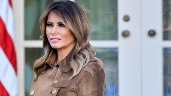 Η Μελάνια Τραμπ σε προεκλογική ομιλία