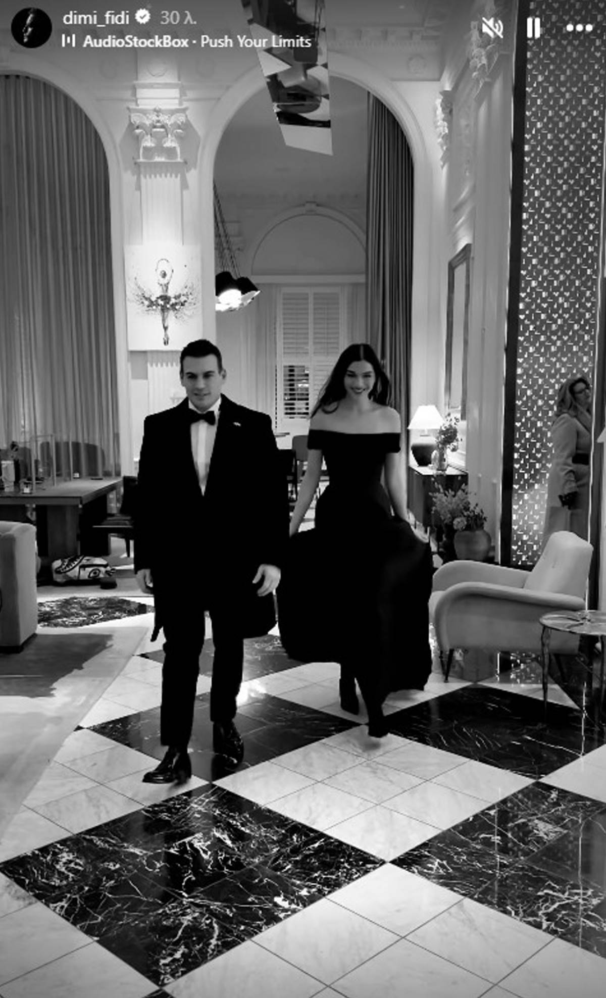 H Μελίνα Νικολαϊδη και ο Δημήτρης Φιντιρίκος στην Αμερική