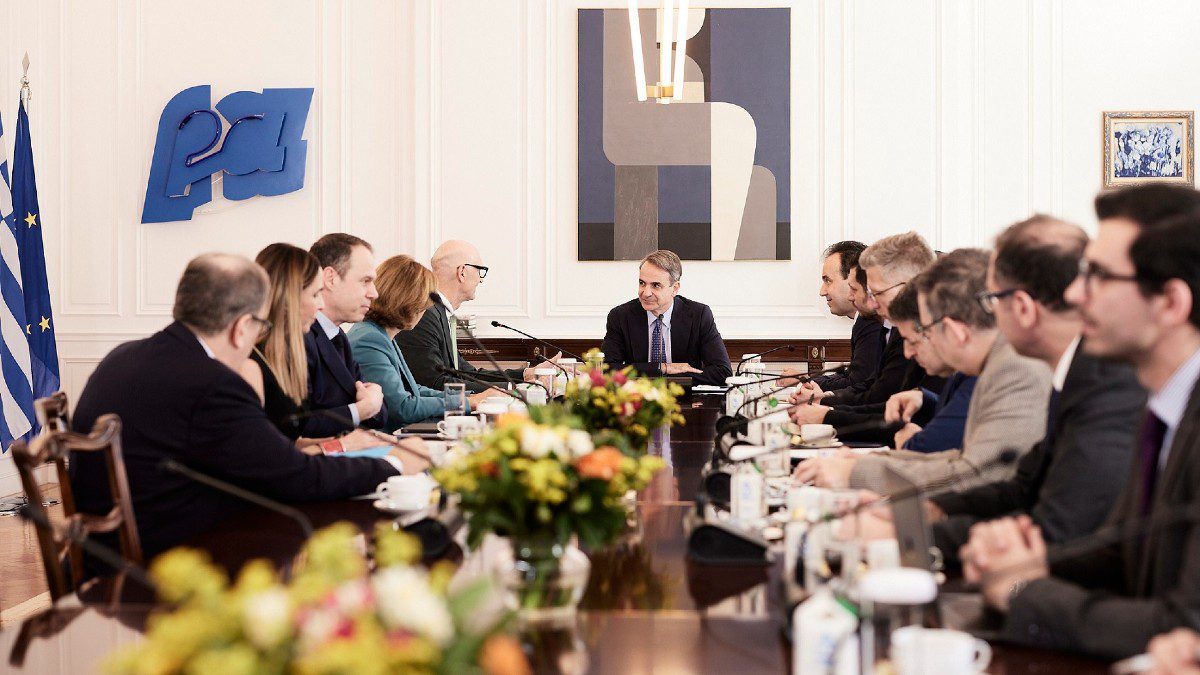 Συνάντηση του CEO του Ομίλου Telekom, Tim Höttges με τον Πρωθυπουργό στο Μέγαρο Μαξίμου