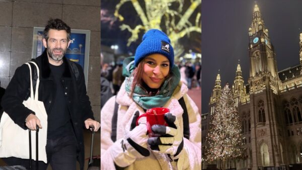 Φωτογραφίες από το ταξίδι του Μιχόπουλου και της Ευριπίδου στη Βιέννη