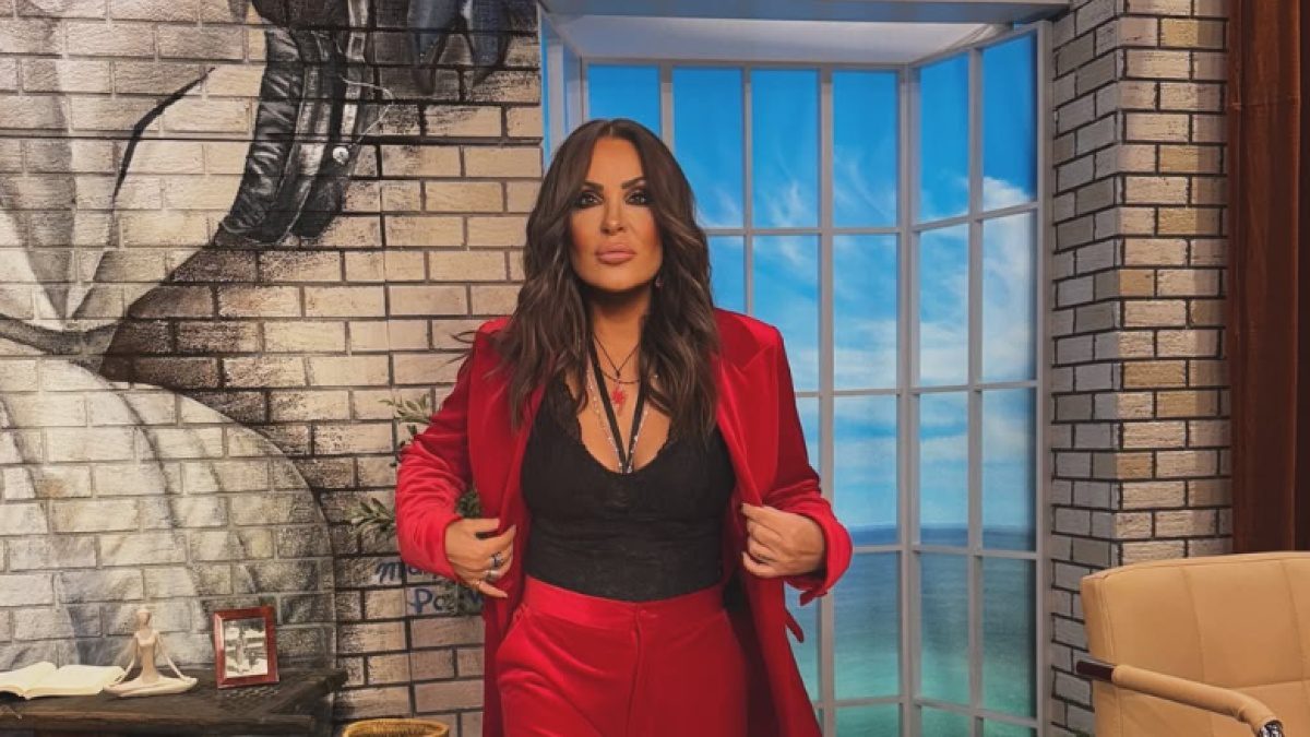 Η Ναταλία Γερμανού στο πλατό του Καλύτερα Δε Γίνεται