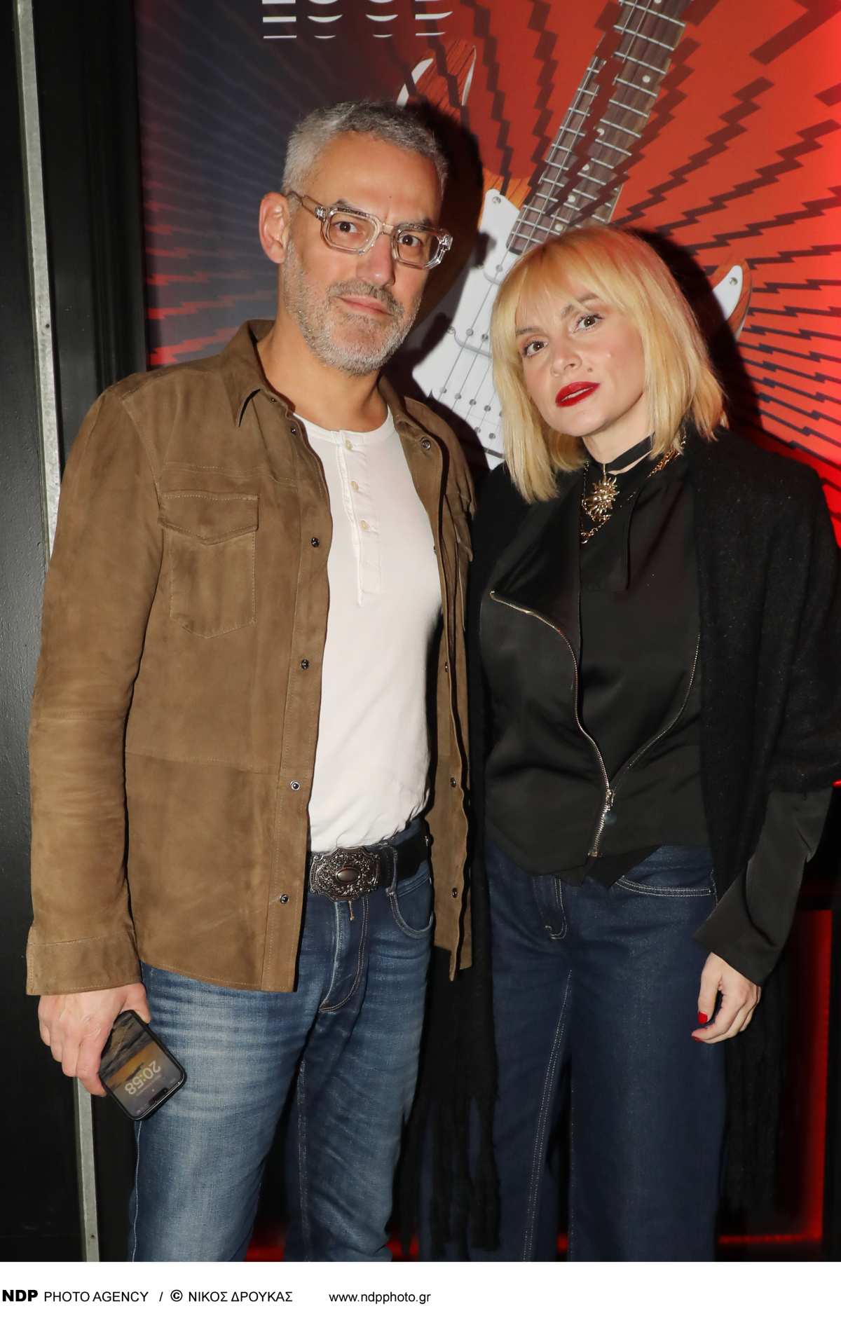 Η Ελεωνορα Ζουγανέλη και ο Νίκος Συρίγος σε βραδινή έξοδο.