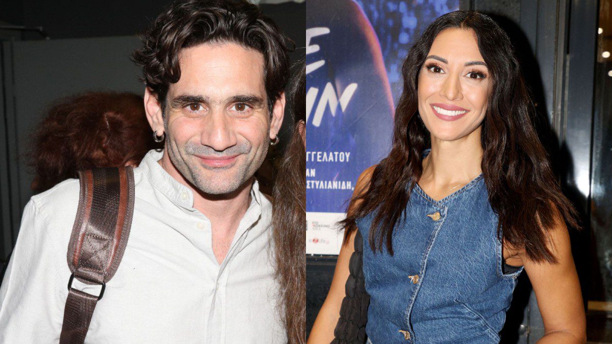 Ο Οδυσσέας Παπασπηλιόπουλος και η Ευγενία Σαμαρά.