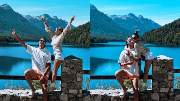 Η ΑΘηνά Οικονομάκου και ο Μπρούνο Τσερέλα σε εκδρομή τους