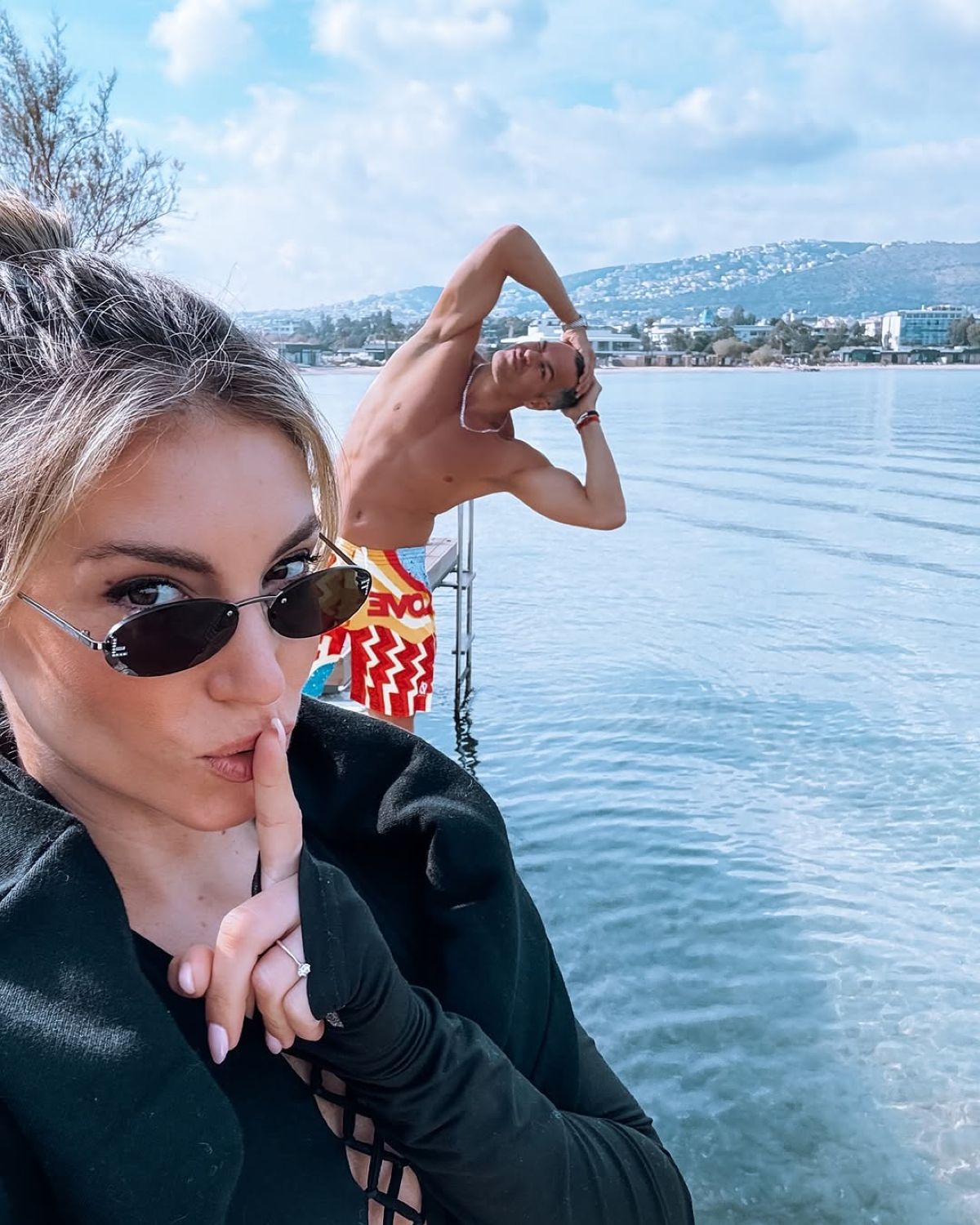 Το Σαββατοκύριακο της Αθηνάς Οικονομάκου και του Μπρούνο Τσερέλα σε χλιδάτο ξενοδοχείο