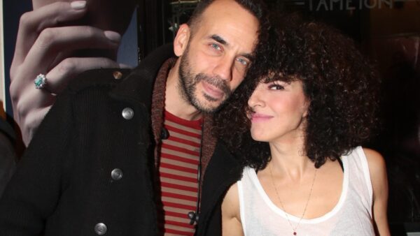 Ο Πάνος Μουζουράκης και η Μαρία Σολωμού το 2019.