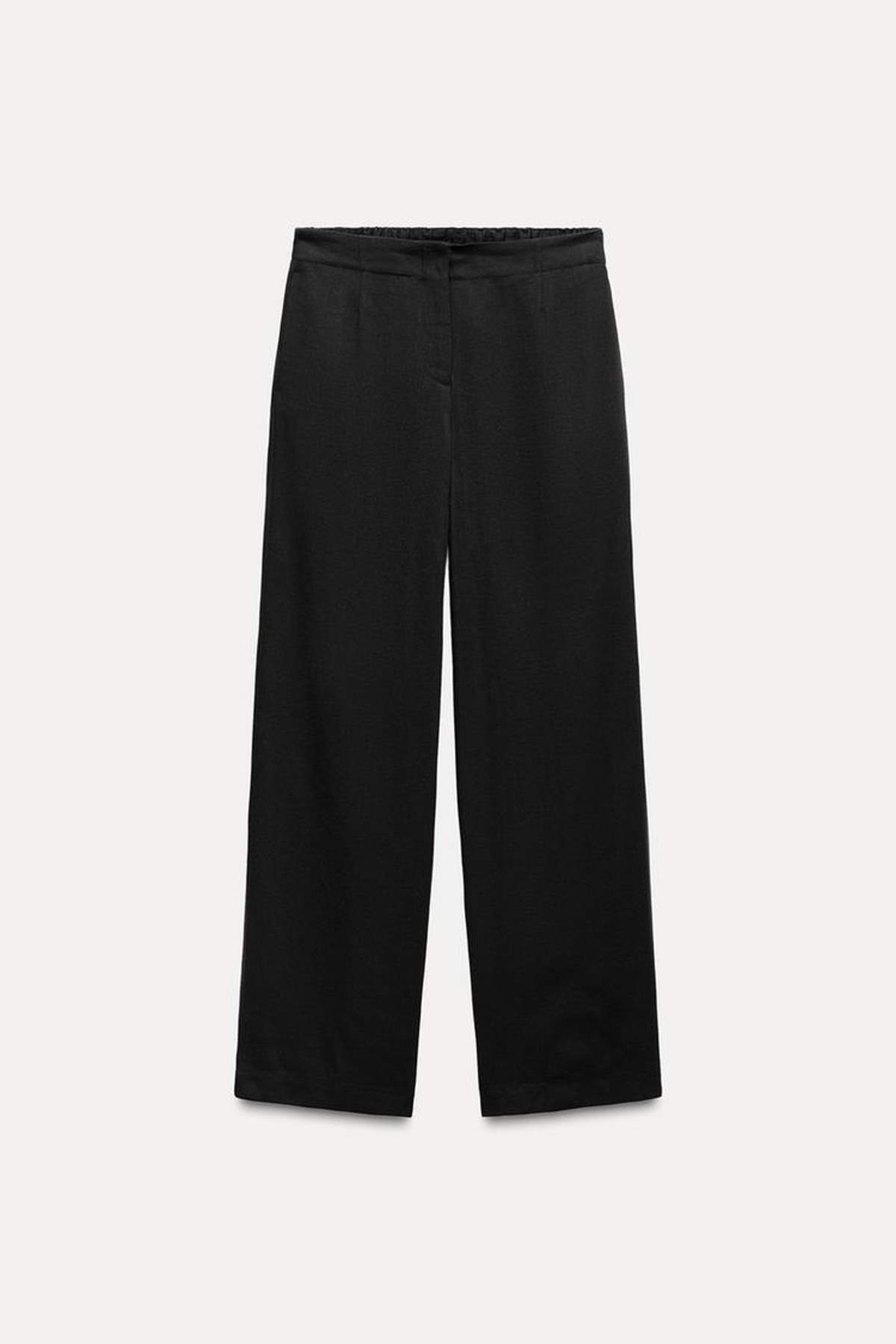 zara μαύρο παντελόνι