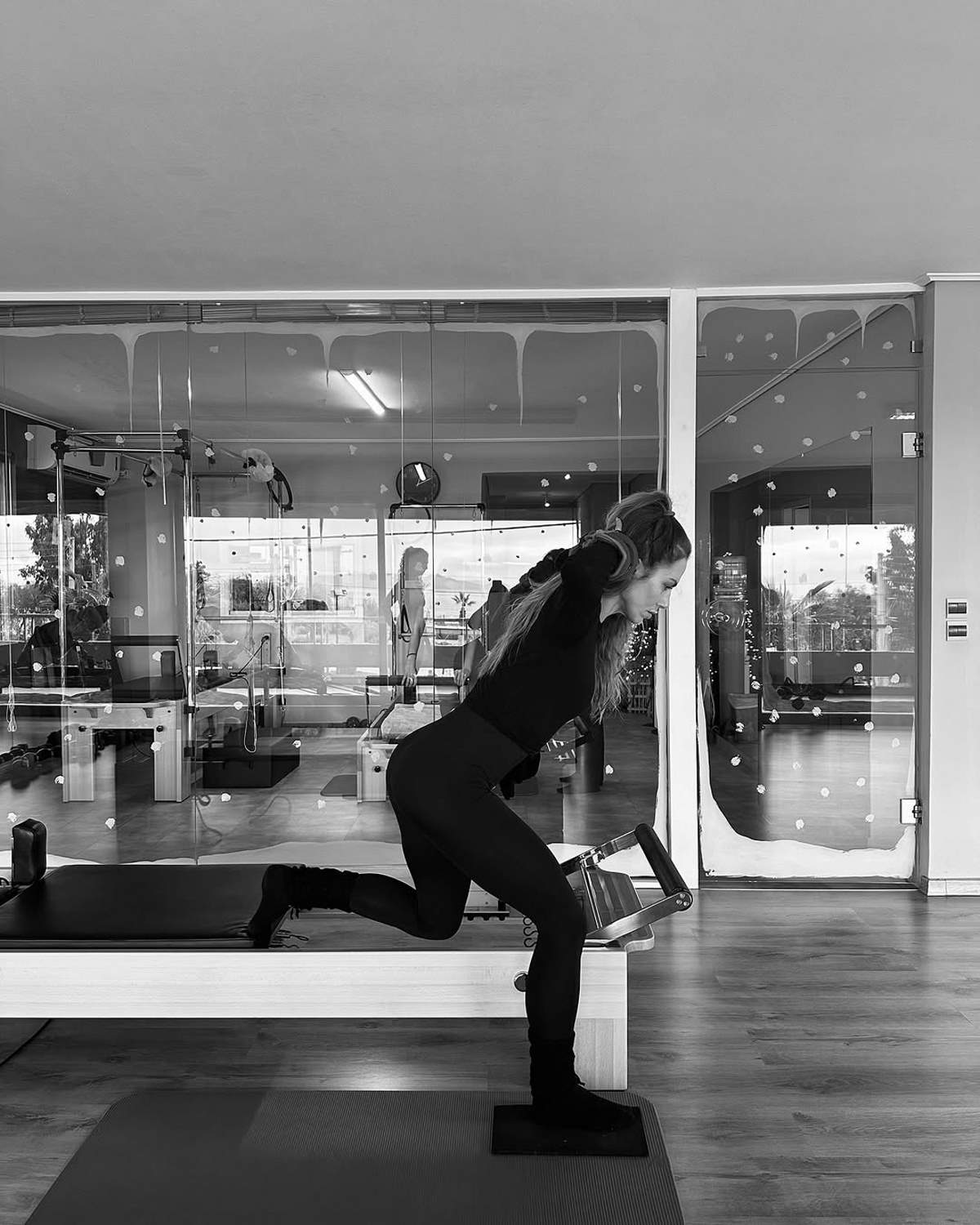 Η Ντορέττα Παπαδημητρίου κάνει Pilates