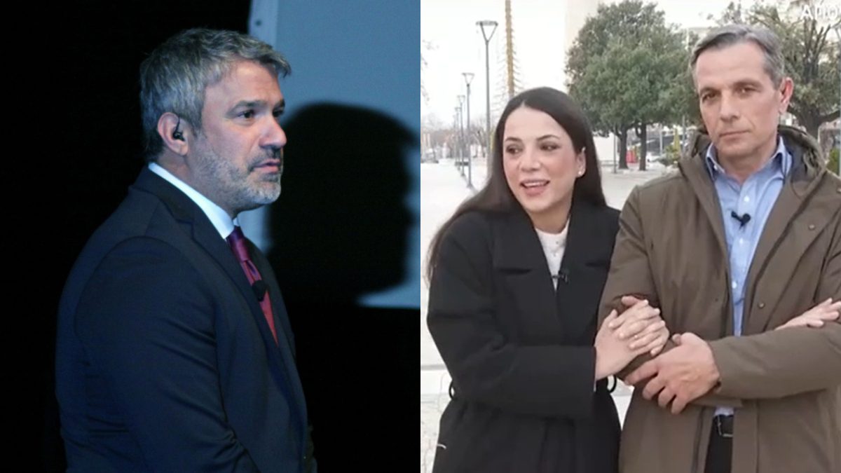 Ο Σπύρος Χαριτάτος και η Ευλαμπία Ρέβη