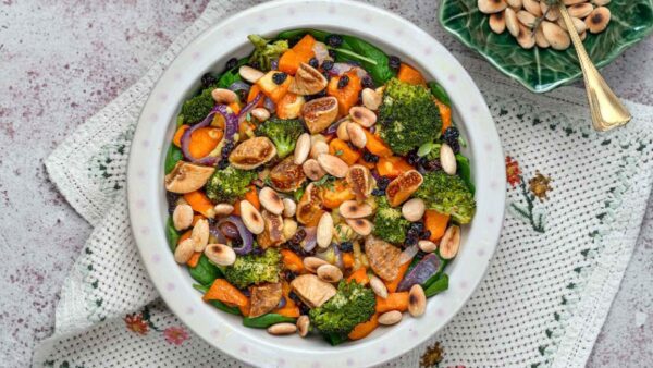 Σαλάτα με ψητά λαχανικά