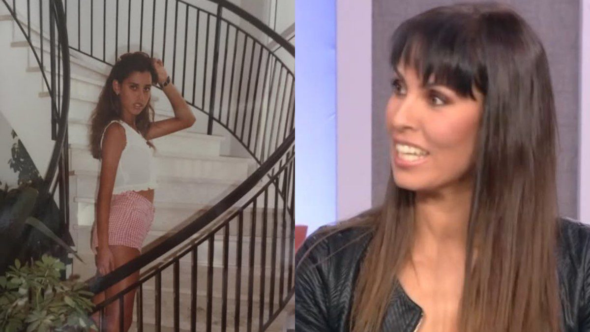 Η Σαλίνα Γαβαλά σε μικρή ηλικία (αριστερά) και σε μεγάλη (δεξιά)