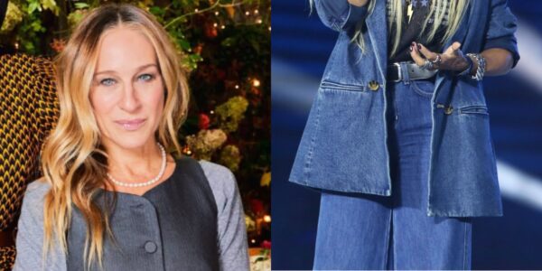 Η Σάρα Τζέσικα Πάρκερ και η Άννα Βίσση σε κολάζ