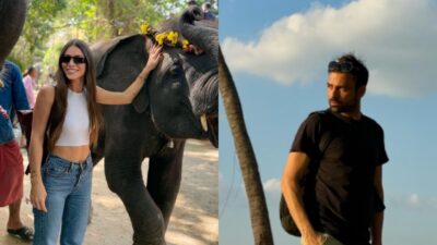 Η Σιμώνη Χριστοδούλου και ο Ανδρέας Γεωργίου στο Instagram.