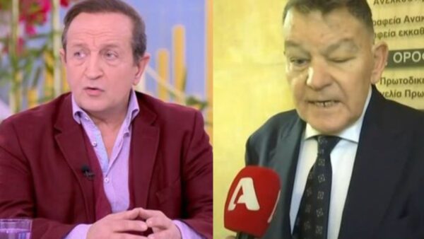 Ο Σπύρος Μπιμπίλας και ο Αλέξης Κούγιας στο Super Κατερίνα.