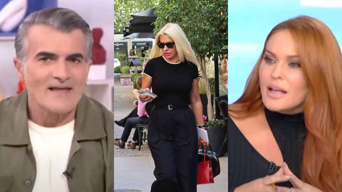 Ο Παύλος Σταματόπουλος και η Σίσσυ Χρηστίδου στο Χαμογέλα και Πάλι και η Ελένη Μενεγάκη σε έξοδό της