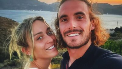 Ο Στέφανος Τσιτσιπάς και η Πάουλα Μπαντόσα