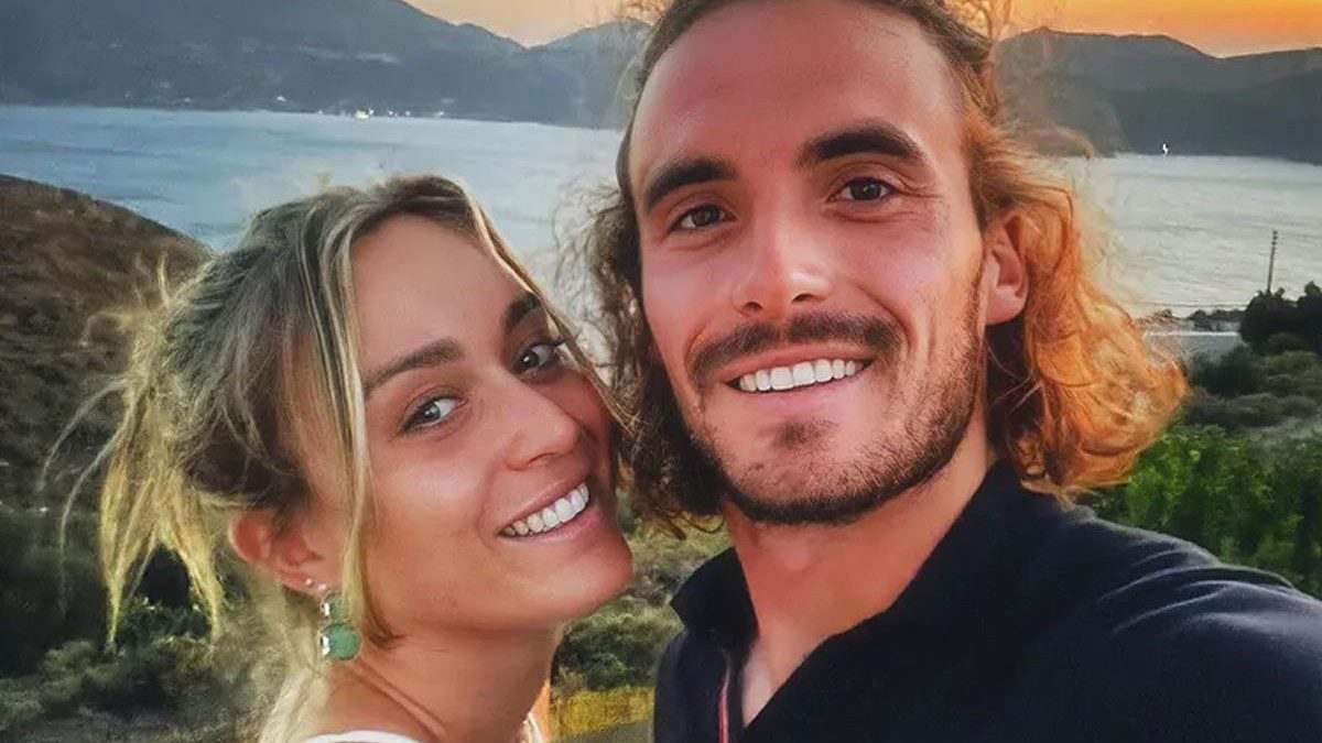 Ο Στέφανος Τσιτσιπάς και η Πάουλα Μπαντόσα