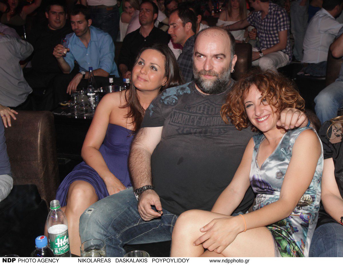 Στόκας Ψυχίδου σε βραδινή έξοδο το 2012