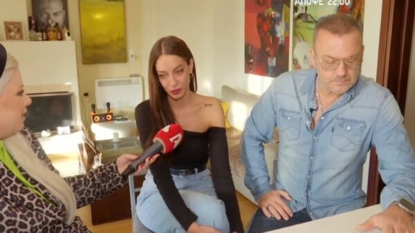 Ο Τόνυ Δημητρίου και η Στεφανία Γκουρνέλου στο Happy Day