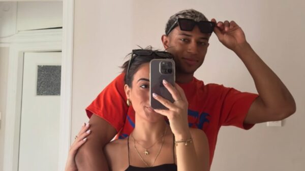 Ο Ηρακλής Τσουζίνοφ με την σύντροφό του