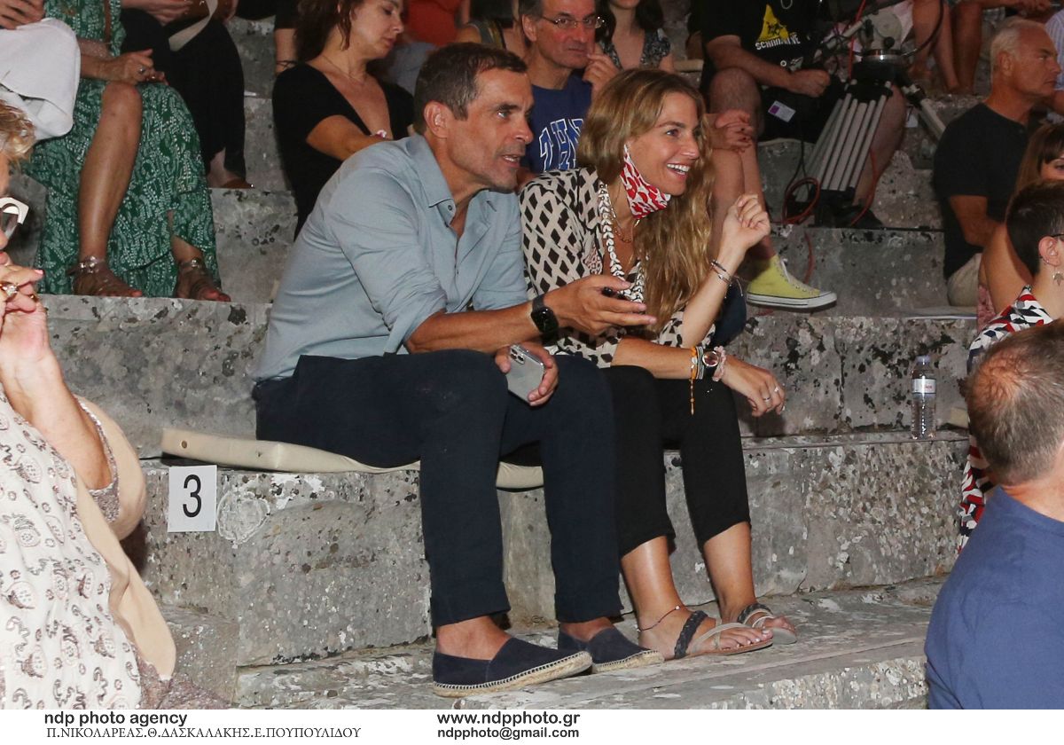 Μαρκουλάκης και Βαρδινογιάννη σε βραδινή έξοδό τους το 2020