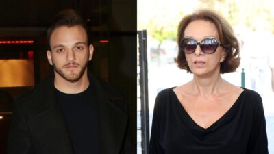 Ο γιος της Βιδάλη (αριστερά) και η Βιδάλη (δεξιά)