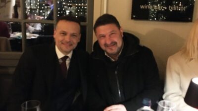 Χάρης Δούκας και Νίκος Χαρδαλιάς για ποτό