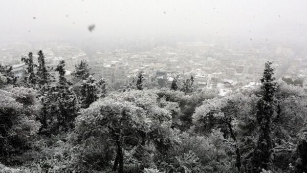 Χιόνια στην Αθήνα