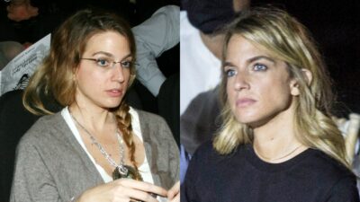 Η Χρυσή Βαρδινογιάννη στο παρελθόν (αριστερά) και στο παρόν (δεξιά)