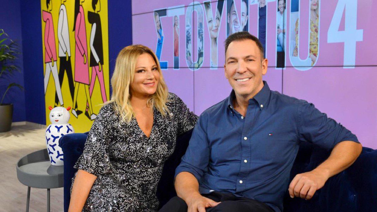 Ζαμπέτογλου Αναγνωστόπουλος στο πλατό του Στούντιο 4