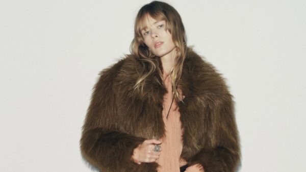 Zara χειμωνιάτικο σύνολο με γούνα