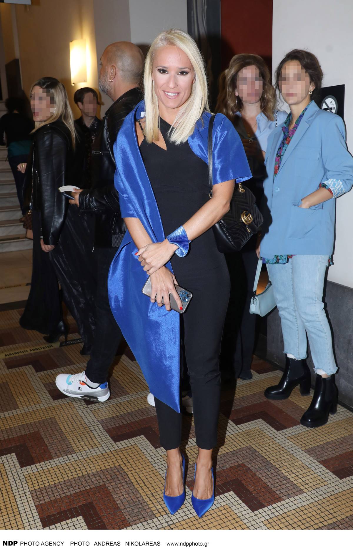 H Κατερίνα Παναγοπούλου σε βραδινή έξοδο