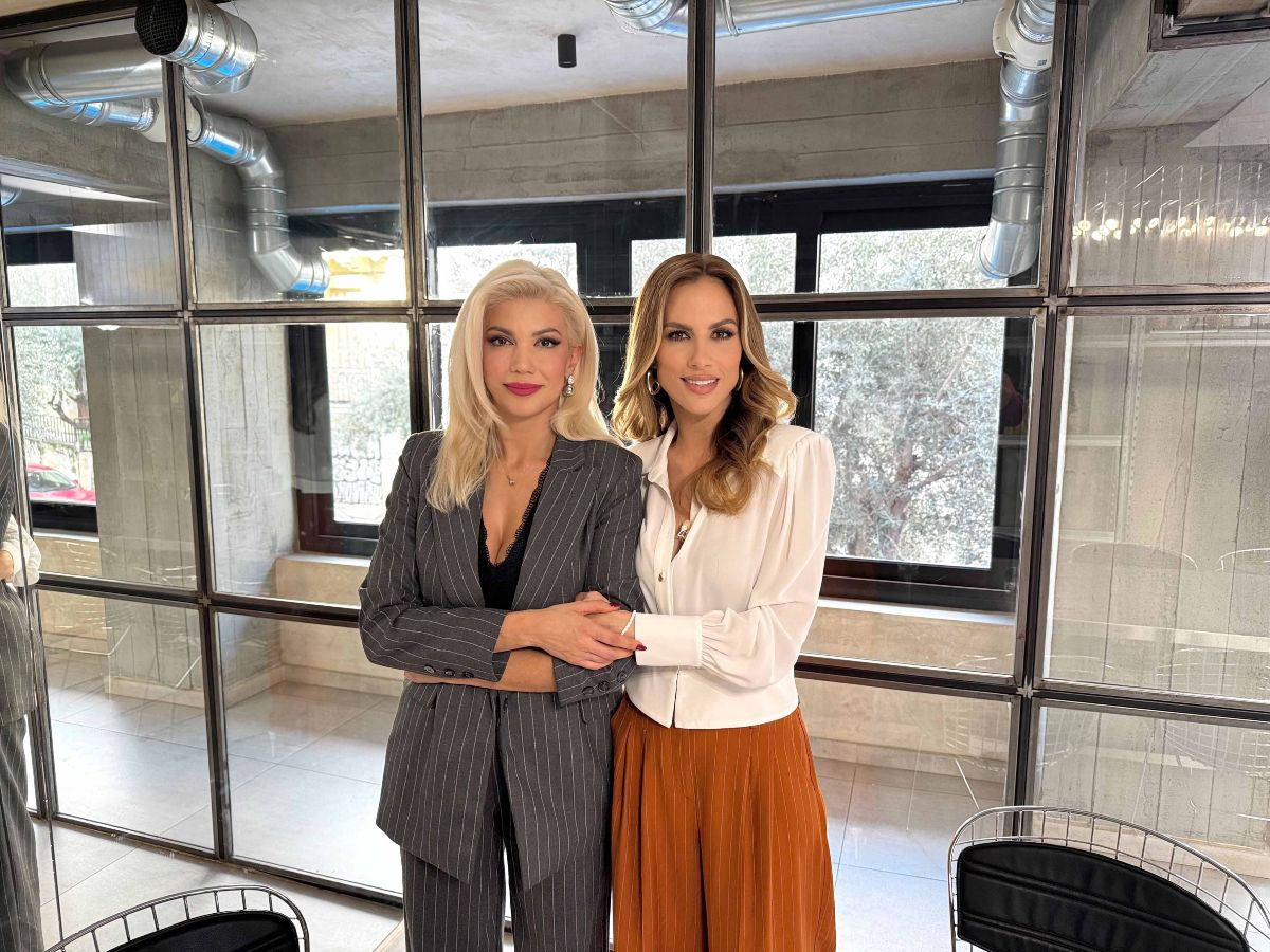 Ντορέττα Παπαδημητρίου με τη Ναταλί Βέλτση