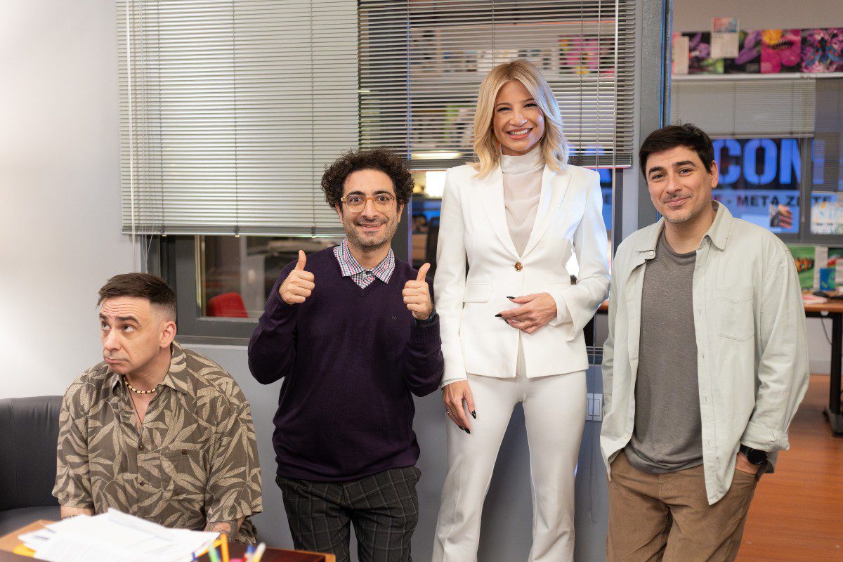 Φαίη Σκορδά - Backstage φωτογραφίες από την guest εμφάνισή της στη σειρά «Έχω παιδιά»