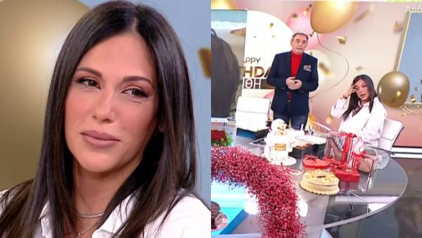 Η Ανθή Βούλγαρη συγκινημένη στο Κοινωνία Ώρα Mega