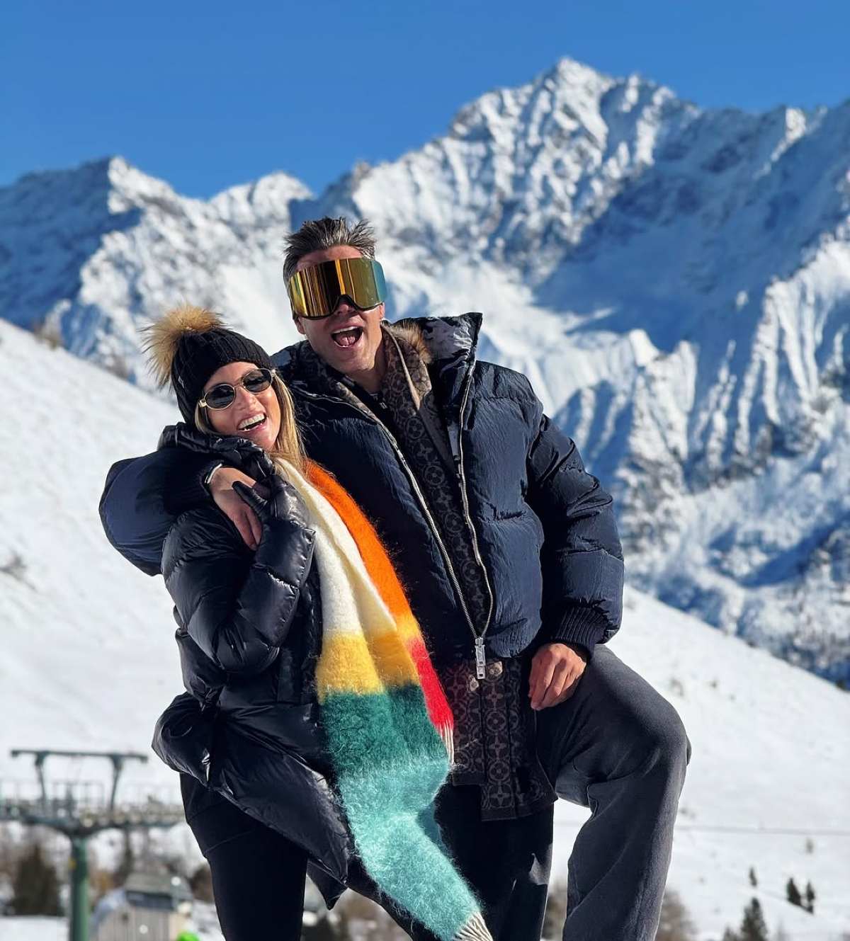 Η Αθηνά Οικονομάκου και ο Μπρούνο Τσερέλα στην Ιταλία..