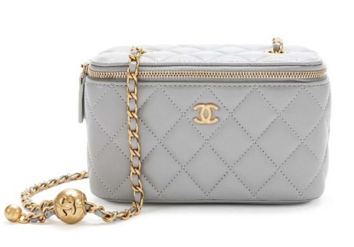 Chanel γκρι τσάντα-νεσεσέρ