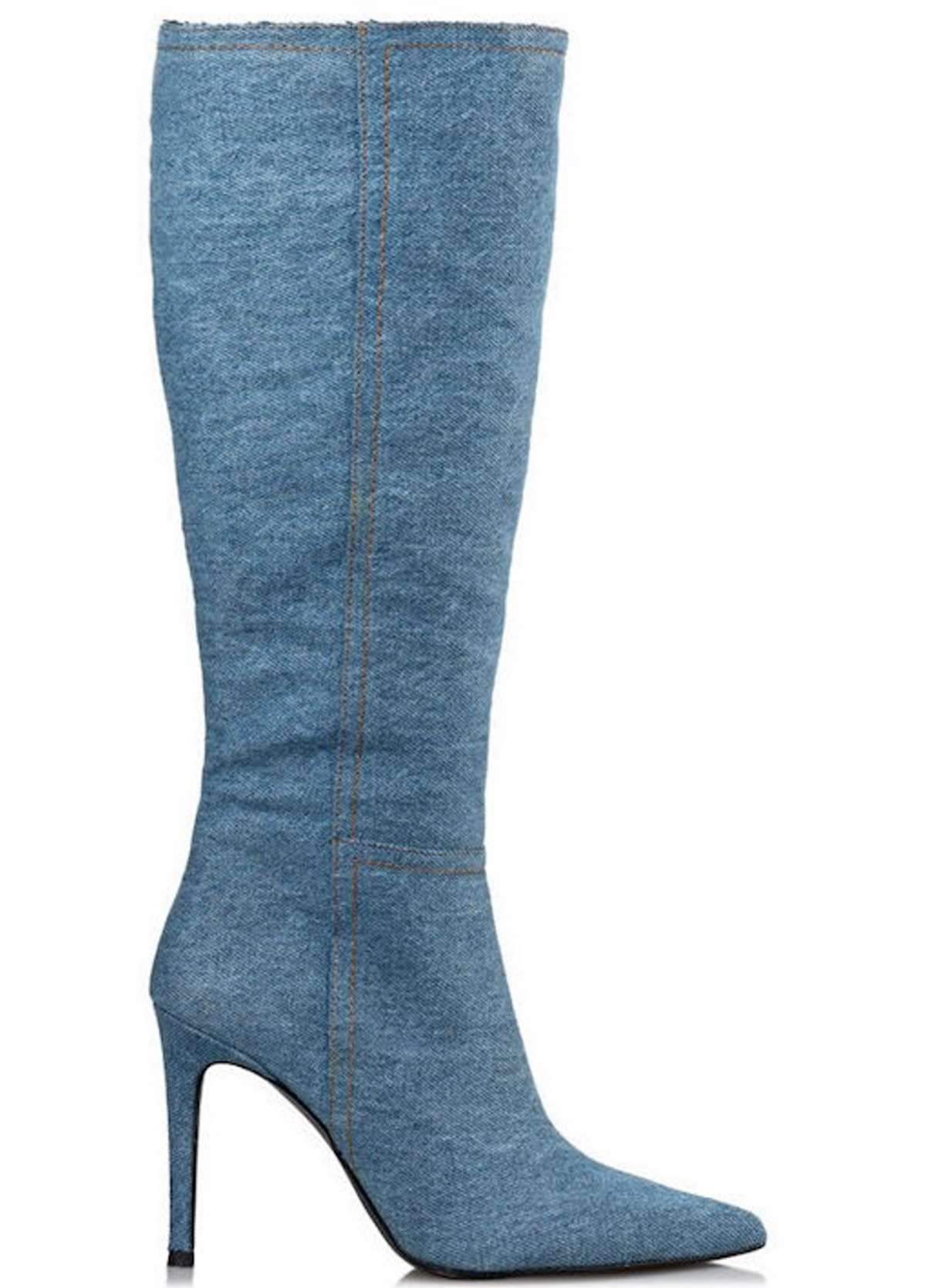 μπότες τζιν ψηλοτάκουνες envie shoes