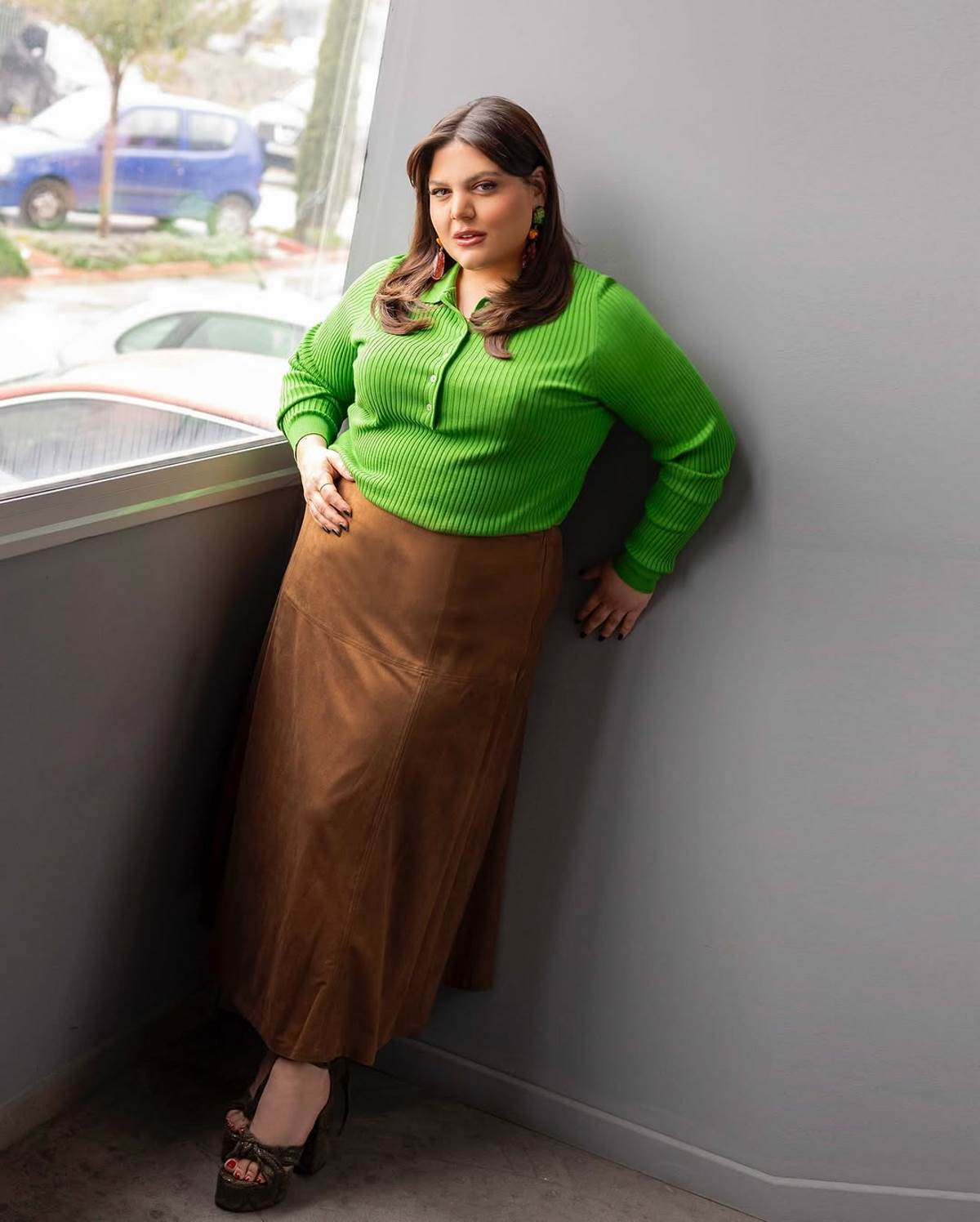 H Δανάη Μπάρκα στο στούντιο