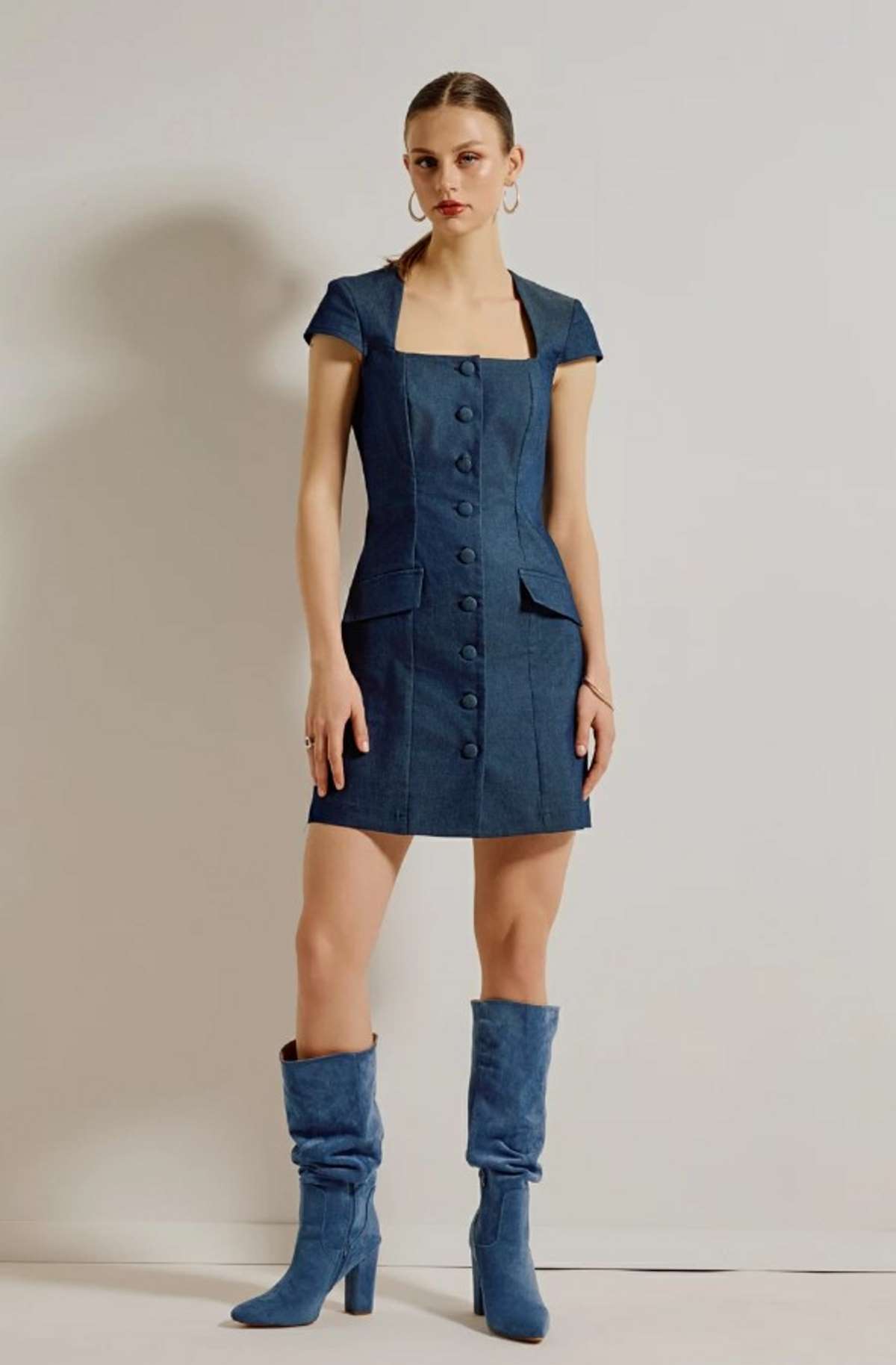 τζιν φόρεμα Desiree Fashion