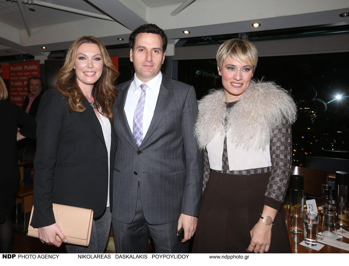 Ο Δημητρακόπουλος με την Στεφανίδου και την Μελέτη