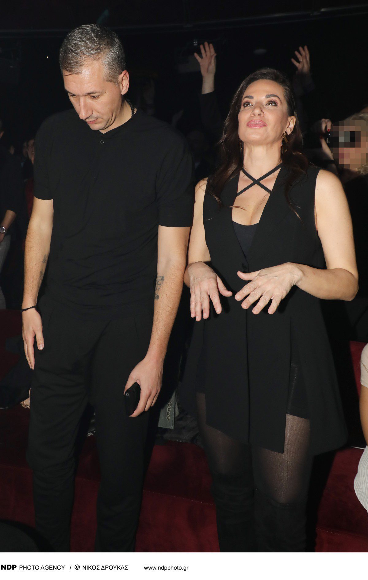 Ο Δημήτρης Διαμαντίδης και η σύζυγος του, Βερίνα Χανιώτη.